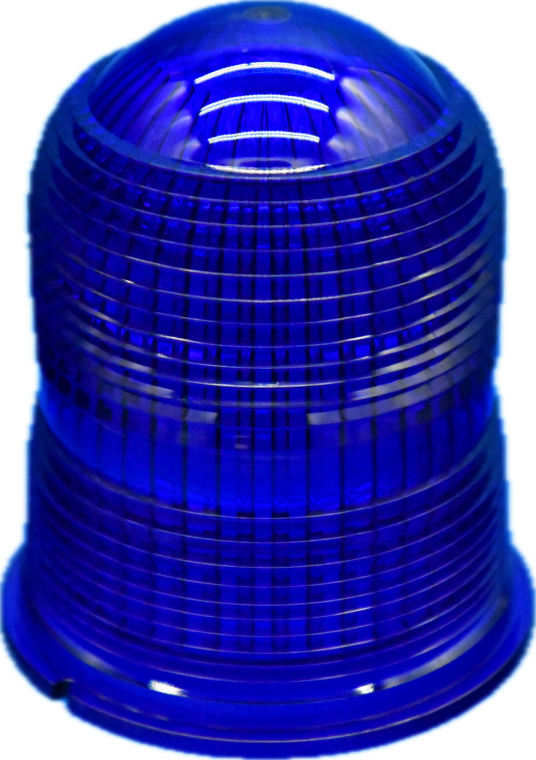 Blue Symmetrical Lexan Lens, MIRL L-861T Elevated Taxiway Edge Light