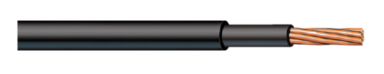L-824 Type C Airport Lighting Cable, #8 AWG, 7-Strand, 5 kV, Black