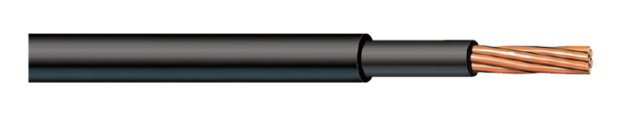 L-824 Type C Airport Lighting Cable, #8 AWG, 7-Strand, 5 kV, Black